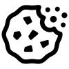 An icon depicting a cookie